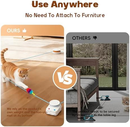 Interactive Cat Toy for Indoor Cat,Automatic Treadmill for Exercise