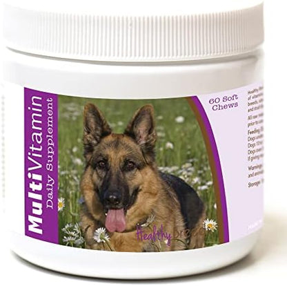 Healthy Breeds German Shepherd Multi-Vitamin Soft Chews 60 Count