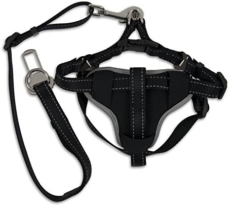 Petmate 11478 The Ultimate Travel Harness for Pets, Large, Black