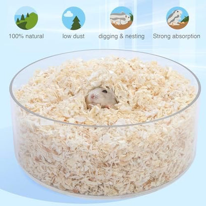 Niteangel Aspen Shaving Hamster Bedding: 65L Absorb Odors & No Dust