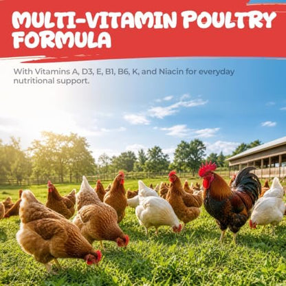 Chicken Electrolyte, Vitamin & Probiotic Supplement for Water & Hydration