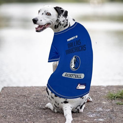 Pets First NBA Licensed Hoodies & T-Shirt for Dogs & Cats, Dallas Mavericks, Medium