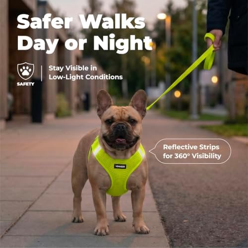 Voyager Step-in Air Dog Vest Harness - Lime Green, Large