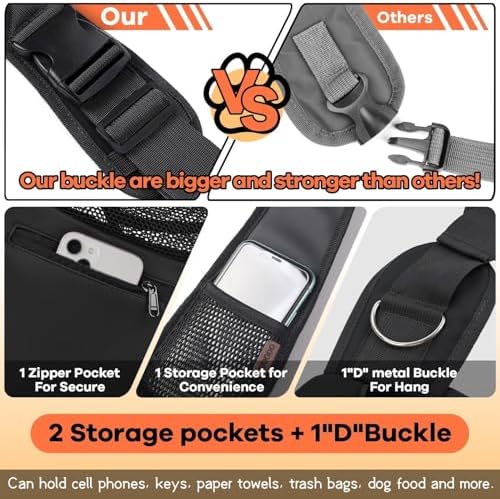 YUDODO Pet Sling Carrier for 5-9 lbs Small Dogs Cat Puppy Crossbody Carrier