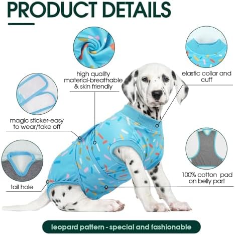 Kuoser Recovery Suit for Dogs After Surgery, Female Dog Onesie for Surgery