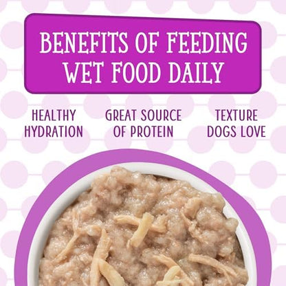 Weruva Dogs in The Kitchen, Variety Pack, Pooch Pouch Party!, Wet Dog Food, 2.8Oz Pouches (Pack of 12)
