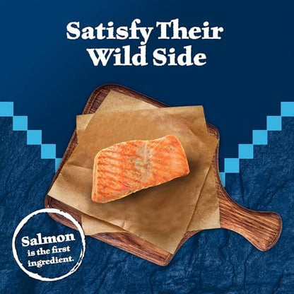 Blue Buffalo Wilderness Tasty Salmon Crunchy Cat Treats, Grain-Free, 12 oz