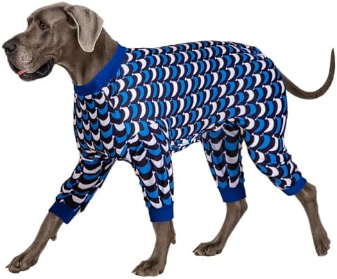 LovinPet Jammies, Lightweight Stretchy Summertime Print, Black, M