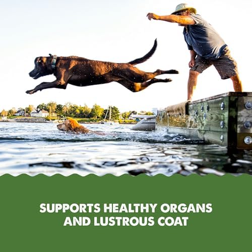 Grizzly Pet Products Algal Plus Omega 3-6-9 Food Supplement for Dogs and Cats, 32 Ounce Bottle