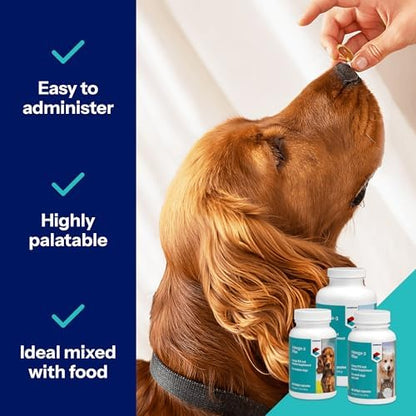 Covetrus Omega-3 Soft Gels for Medium Dogs – Essential Fatty Acids with Vitamins A, E & D3 – Skin, Coat & Joint Supplement – 60 Count