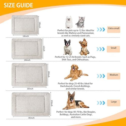 Cat Bed Mat - Durable & Cute Crate Beds for Extra Small Dogs & Cats, Comfortable Kennel Pad for Home, Crate & Travel