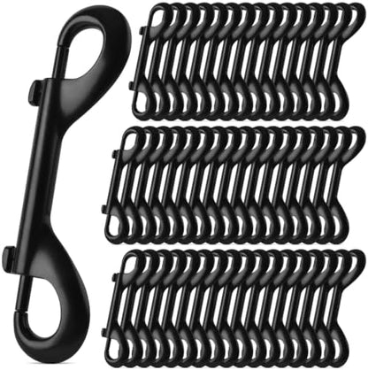 ERKOON 4.7 Inch Double End Trigger Snap Bolt Hooks for Horses (50 Pack)