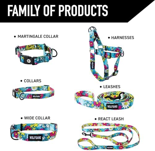 Wolfgang Venture Dog Harness LazyDaisy Print XL