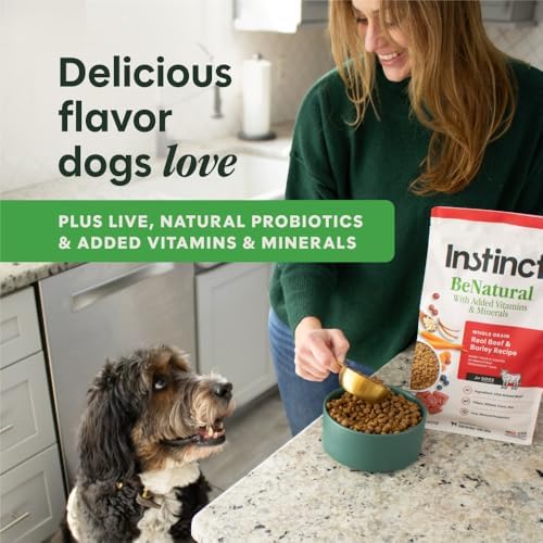 Instinct BeNatural Dry Dog Food, Whole Grain, Beef & Barley, 4.5 lb.