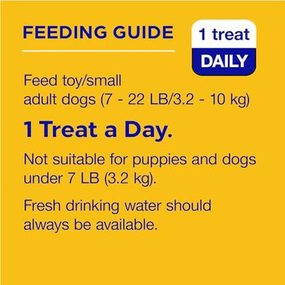 Pedigree DENTASTIX Toy/Small Dog Dental Treats Original Flavor Dental Bones, 56 oz. Multipack (232 Treats) (Pack of 2)