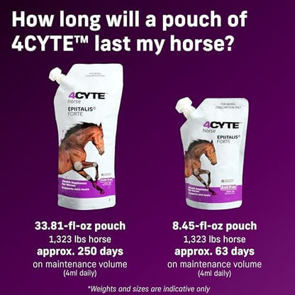 4CYTE Epiitalis Forte Horse Joint Supplement for Mobility, Equine Flexibility & Joint Health