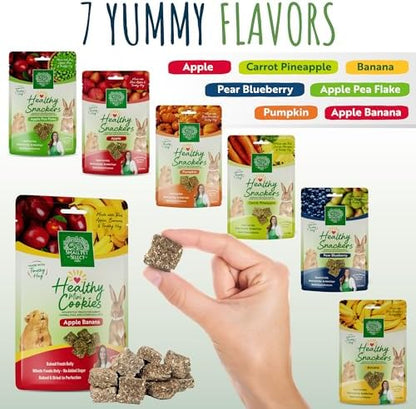 Small Pet Select Healthy Snacker, Apple & Banana, Rabbits, 2 oz