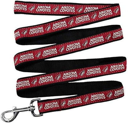 Pets First NHL Arizona Coyotes Leash for Dogs & Cats, Walk Cute & Stylish! The Ultimate Hockey Fan Leash!, Large (6 ft Long x 1 in Width) (COY-3031-LG)