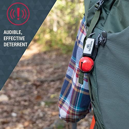 SABRE Frontiersman Bear Bell with Magnetic Silencer for Hiking & Camping