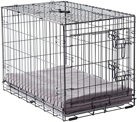 Happy Hounds Cooper Deluxe Reversible Crate Pad - Extra Small - Gray