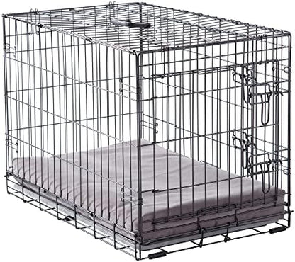 Happy Hounds Cooper Deluxe Reversible Crate Pad - Extra Small - Gray