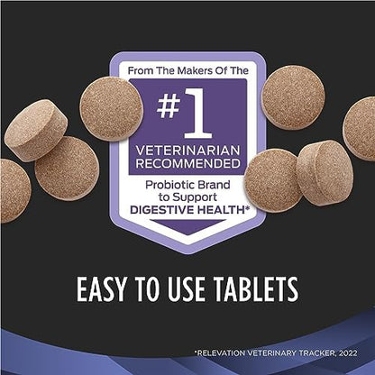 Purina Pro Plan Vet Supplements FortiFlora Dog Probiotic Tablets, 90 ct