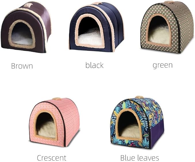 Pet Bed，Warm Cave Nest，Small Pet Animals Bed，Cozy Pet Bed，Pet Self Warming Beds，Cat Bed, Detachable semi-Enclosed Dual Purpose pet Bed, Warm Winter pet Litter, cat House。