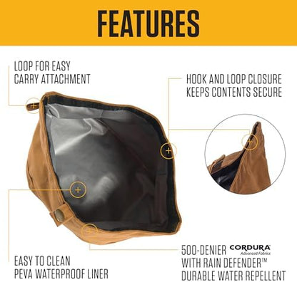 Carhartt Nylon Duck Travel Dog Bowl Carhartt Brown