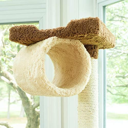 Armarkat 70" Cat tree With Scratch posts, Real Wood Cat House For Cats & Kittens, X7001