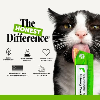 Pet Honesty Vet Recommended Cat Urinary Supplement Lickable Puree, 20 Ct