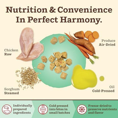 Primal Kibble in The Raw, Freeze-Dried Dog Food, Chicken, 5.4 lb
