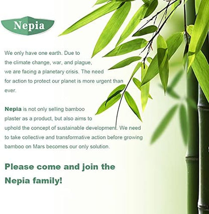 Nepia Hypoallergenic Bamboo Fabric Assorted Shapes Bandages | PFAS Free & Latex Free | Eco-Friendly Compostable Bandaids for Sensitive Skin & Scrapes | Flexible Fabric Family Pack (100 Count)