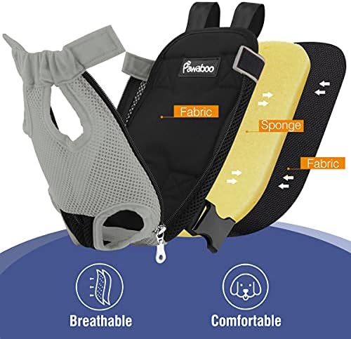 Pawaboo Pet Front Carrier Backpack for Small Medium Dogs