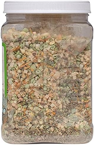 Healthy Herp Veggie Mix Instant Meal for Reptiles - Nutritious Bearded Dragon Accessories, Bearded Dragon Food - Made in USA - Quick Prep, Ideal for Box Turtles, Lizards, Tortoises - 7.5 oz (212g)