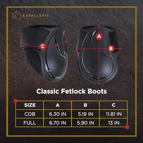 Kavallerie PRO-K Soft No Turn Bell Boots Ultimate Hoof Protection, with Anti-Spin Fastening System, Durable & Prevents Overreaching