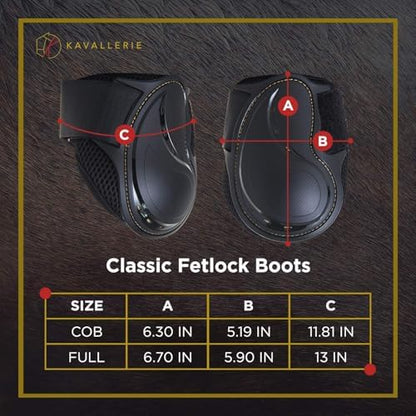 Kavallerie PRO-K Soft No Turn Bell Boots Ultimate Hoof Protection, with Anti-Spin Fastening System, Durable & Prevents Overreaching