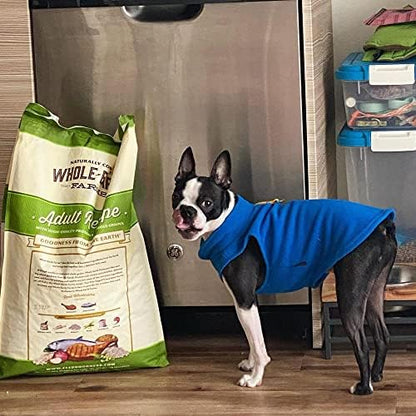 Gooby Fleece Vest Dog Sweater, Deep Blue, Small