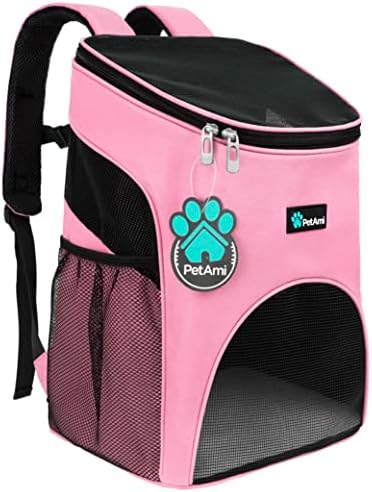 PetAmi Cat Backpack Carrier for Small Dogs and Large Cats, Airline Approved