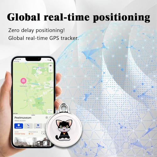 GPS Tracker for Dogs,Mini Cat Tracker,Smart Pet Tracker,No Monthly Fee