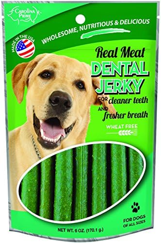 Carolina Prime Pet 40141 Dental Jerky Treat For Dogs ( 1 Pouch), One Size