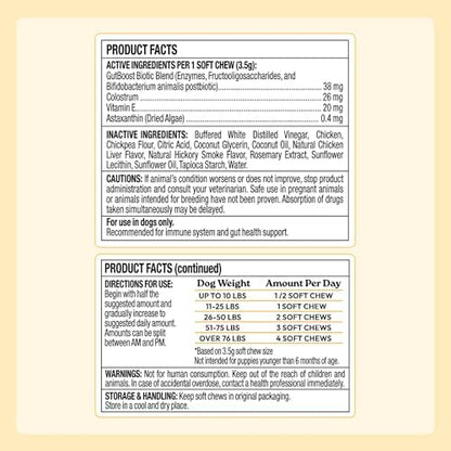 WellJoy Immune Dog Supplement + Vitamin E, Astaxanthin, GutBoost, 90ct