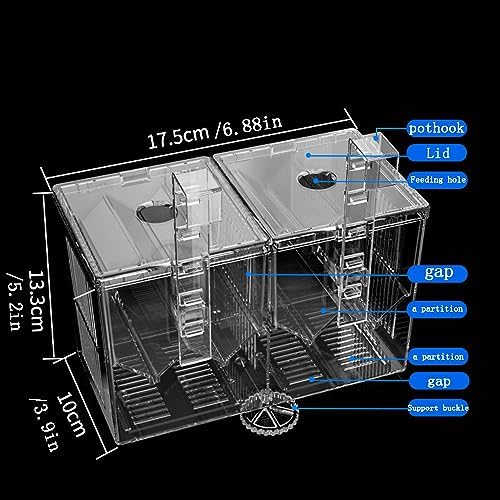 Aquarium Breeder Box, Isolation Hatchery for Small Fish Fry Hatchery