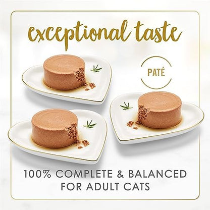 Fancy Feast Classic Pate Poultry & Beef Wet Cat Food, 3 oz Cans, 30-Pack
