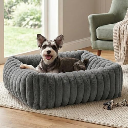 Dog Beds for Small Medium Dogs, 20in Washable Fluffy Cat Puppy Bed