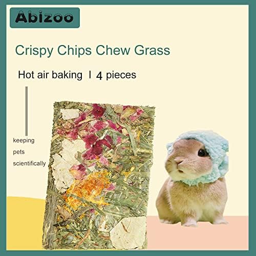 Abizoo 16 Packs Bunny Flower Chew Toys
