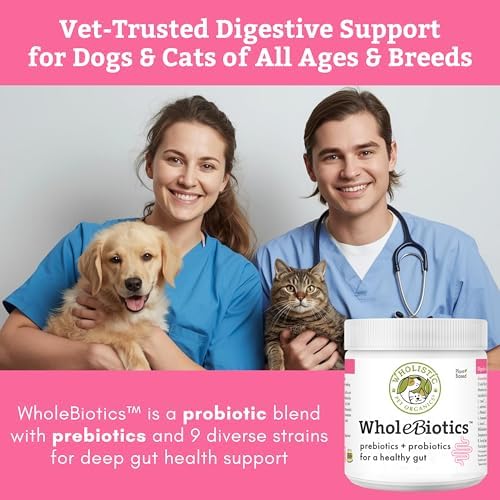 Prebiotics & Probiotics for Dogs & Cats Digestive Health, 3 Oz, 85 Scoops