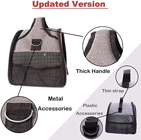 Bunny Carrier, Portable Small Pet Bag with Water Bottle Holder