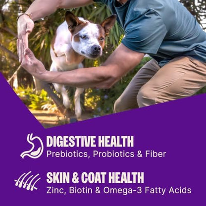 Wellness CORE+ Healthy Weight Adult Dry Dog Food with Freeze Dried Pieces, Grain Free Kibble+, Natural, High Protein, Turkey and Chicken Recipe, 18 lb Bag