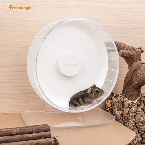 Niteangel Super-Silent Hamster Exercise Wheel: Quiet 8.2 inch Running Wheel