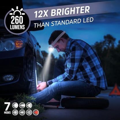 Energizer LED Headlamp PRO (2-Pack), IPX4 Water Resistant Head Light